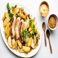Sausages With Apples and Onions image