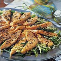 Pineapple-Marinated Salmon with Asian Cabbage Salad image