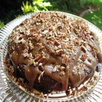 Chocolate Cake With Ganache and Praline Topping_image