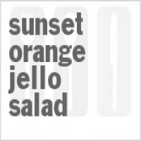 Sunset Orange Jello Salad_image