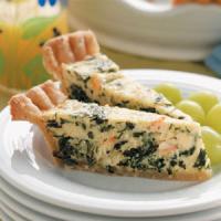 Crab and Spinach Quiche_image