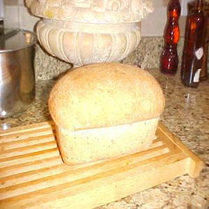 Bread Machine Wheat Bread With Flax Seed image