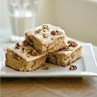 Roasted Banana Bars with Browned Butter-Pecan Frosting Recipe_image