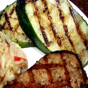 Grilled Zucchini and or Eggplant (Aubergine)_image