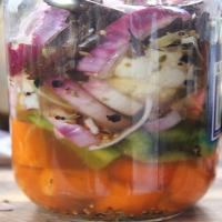 Moroccan Style Spicy Pickled Vegetables image