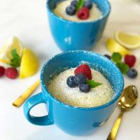 Lemon Pudding Mug Cake for Two_image