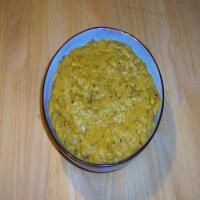 Spicy Red Lentil Dal With Pita Wedges_image