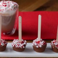 Peppermint Hot Chocolate On A Stick Recipe by Tasty_image