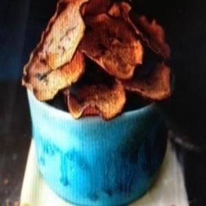 Orange Sweet Potato Baked Chips_image
