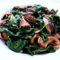Malabar Spinach And Wild Mushroom Stir-fry Recipe - (3.8/5) image