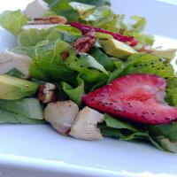 Grilled Chicken Salad with Strawberries and Avocado image