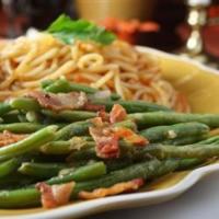 Green Beans With Shallot Dressing image