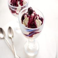 Blueberry or Blackberry Compote with Yogurt or Ricotta_image