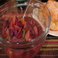 Red Cabbage and Sausage Soup_image