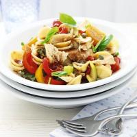 Pasta salad with tuna, capers & balsamic dressing image