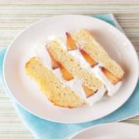 Pound Cake with Peaches and Cream image