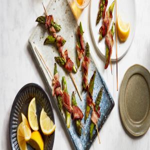 Japanese Bacon-Wrapped Asparagus Skewers image