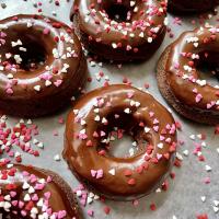 Glazed Chocolate Donuts_image