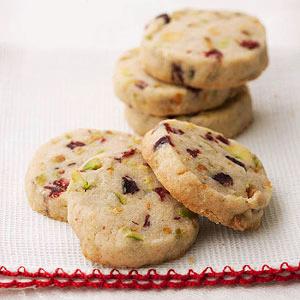 Pistachio Cranberry Icebox Cookies_image