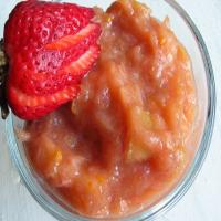 Strawberry-Rhubarb Applesauce image