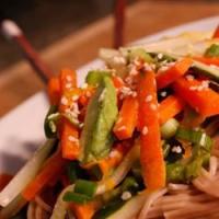 Vegan Soba Noodle Salad with Sesame and Citrus image