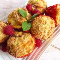 White Raspberry Muffins image
