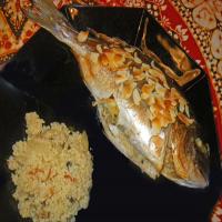 Trout Stuffed With Couscous, Almonds and Herbs image