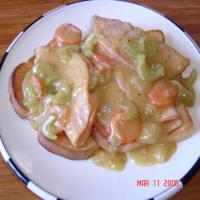 Open Faced Savory Hot Turkey Sandwiches image