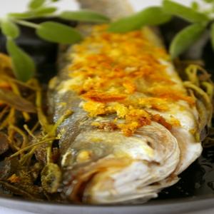 Pesce Lupo Al Forno (Baked Sea Bass With Sage) image