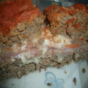italian stuffed meatloaf image