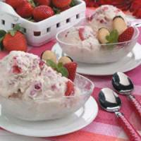 Cheesecake Strawberry Ice Cream image
