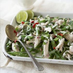 Thai shredded chicken & runner bean salad_image