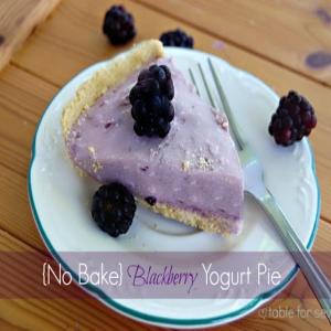 No Bake Blackberry Yogurt Pie_image