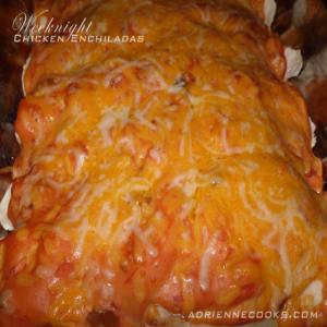 Easy Weeknight Chicken Enchiladas: What To Do With Leftover Chicken Recipe - (4.2/5)_image