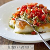 Parmesan Pesto Tilapia Recipe - (4.2/5) image