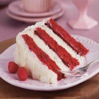 Raspberries and Cream Layer Cake_image