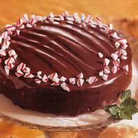 Triple-Chocolate Cake with Chocolate-Peppermint Filling image