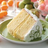 Lime Chiffon Cake image