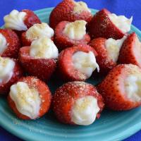 Cheesecake-Stuffed Strawberries image