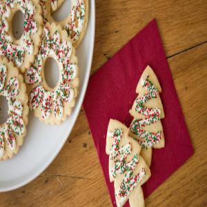 Holiday Sprinkle Cutout Cookies image