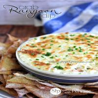 Crab Rangoon Dip with Wonton Chips Recipe - (4.5/5)_image