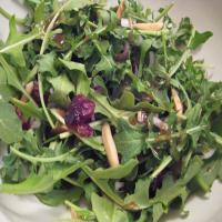 Arugula and Almond Salad With Dried Cranberries_image