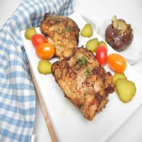 Grilled Dill Pickle Chicken Thighs image
