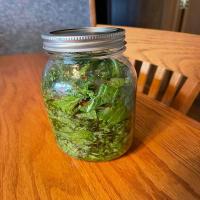 Sweet Pickled Mustard Greens_image