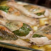Roast Chicken Legs With Basil and Garlic-Core Ww Friendly image