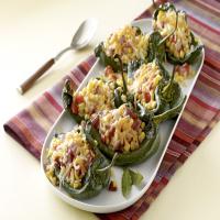 Oven-Baked Stuffed Poblano Pepper Recipe image