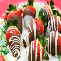 Double Chocolate-Dipped Strawberries image