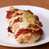 Hasselback Pizza Chicken Recipe by Tasty image