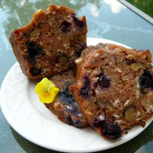 Barbie's Blueberry Zucchini Bread with Oatmeal and Walnuts_image
