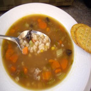 Beef Barley Soup in the Slow Cooker image